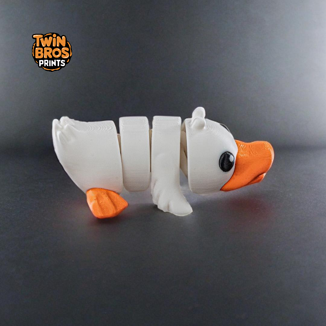 Articulated | Cute Flexi Duck | Fidget toy | Keychain | Magnetic