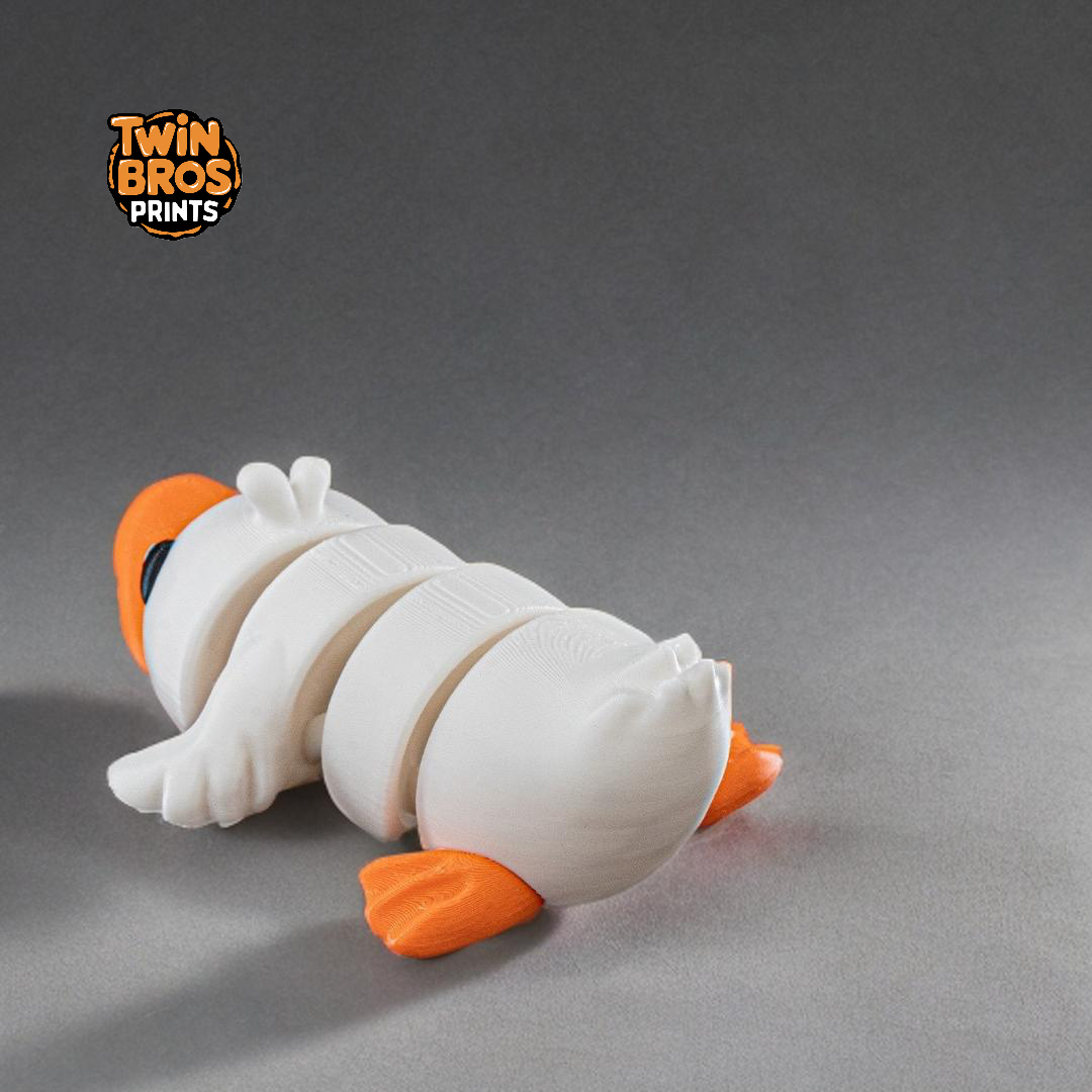 Articulated | Cute Flexi Duck | Fidget toy | Keychain | Magnetic