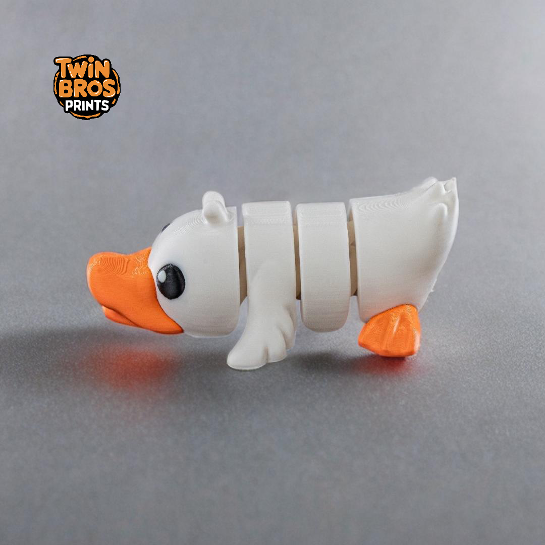 Articulated | Cute Flexi Duck | Fidget toy | Keychain | Magnetic