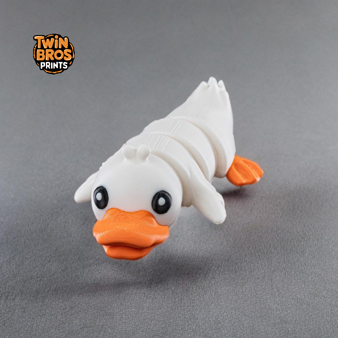 Articulated | Cute Flexi Duck | Fidget toy | Keychain | Magnetic