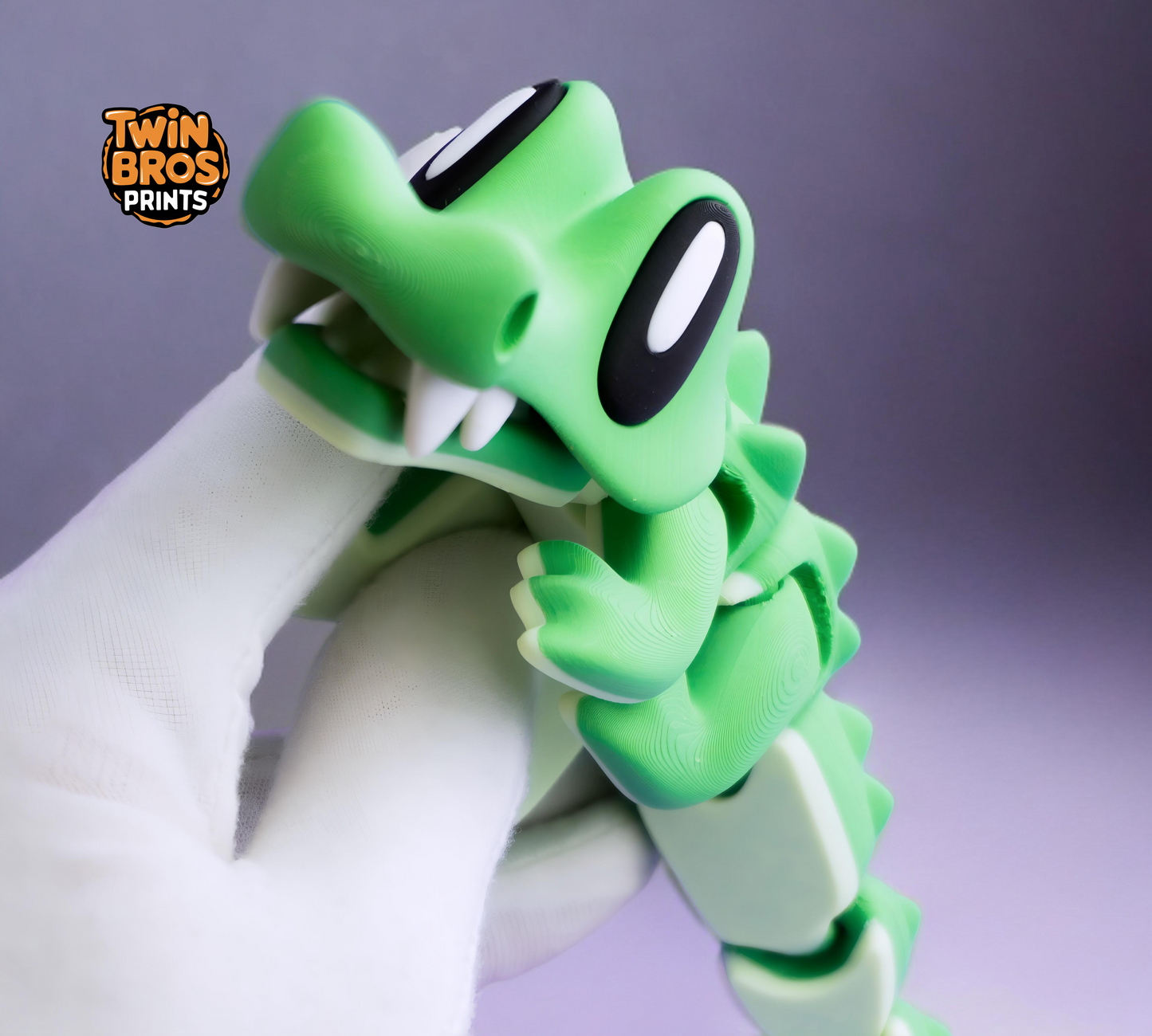 Articulated |Croc the Flexi Crocodile | Desk Toys | Stress Reliever