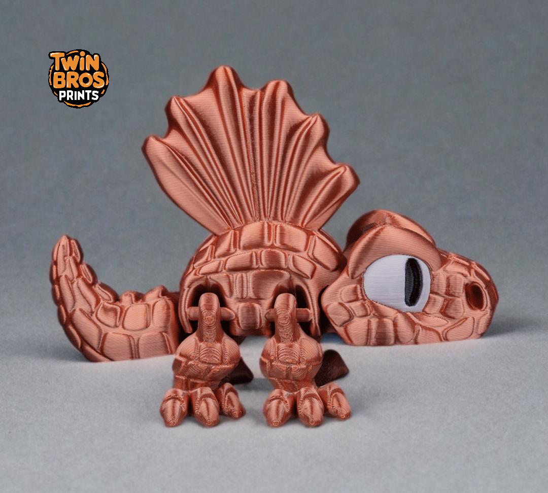 Flexi Dimetrodon the Dinosaur | Toys & Tabletop Games| Articulated Toys| Articulated Animals