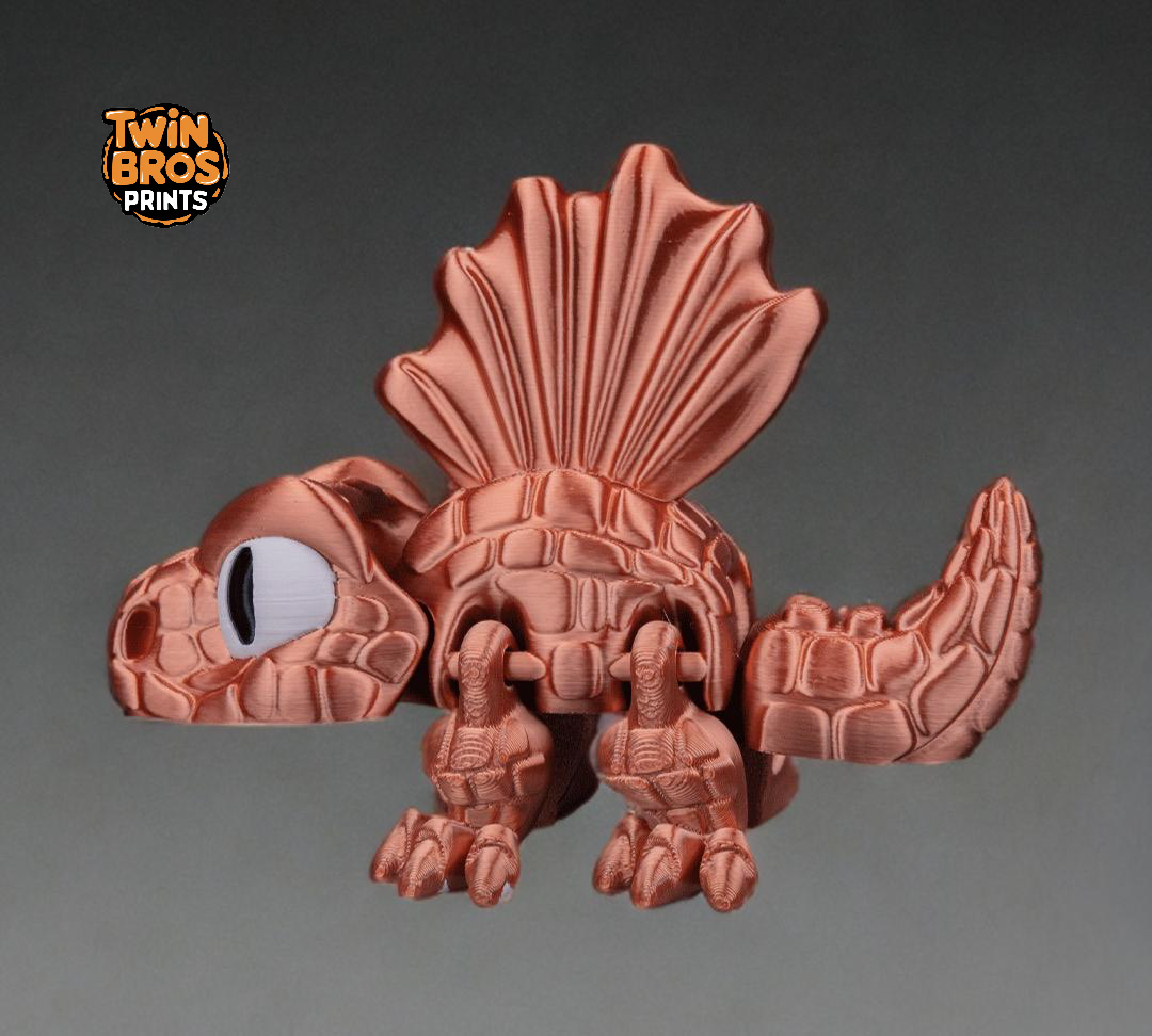 Flexi Dimetrodon the Dinosaur | Toys & Tabletop Games| Articulated Toys| Articulated Animals
