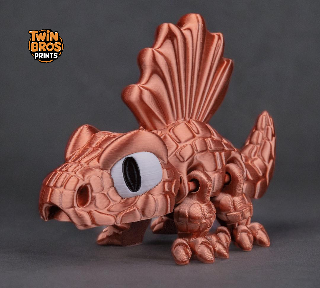 Flexi Dimetrodon the Dinosaur | Toys & Tabletop Games| Articulated Toys| Articulated Animals