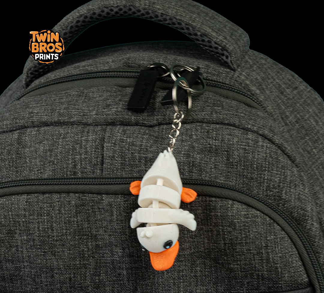 Articulated | Cute Flexi Duck | Fidget toy | Keychain | Magnetic