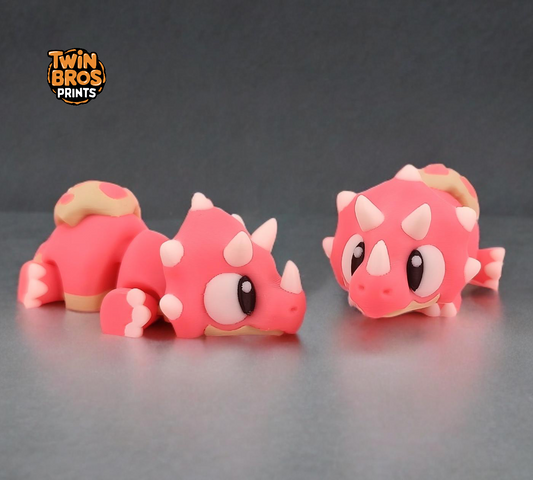 Dino Articulated | Bumpy the Baby Triceratops | Fidget | Collectable