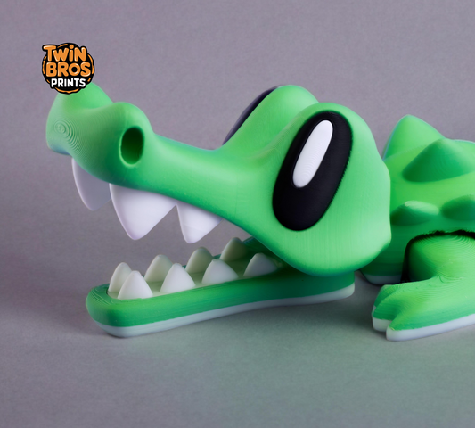 Articulated |Croc the Flexi Crocodile | Desk Toys | Stress Reliever