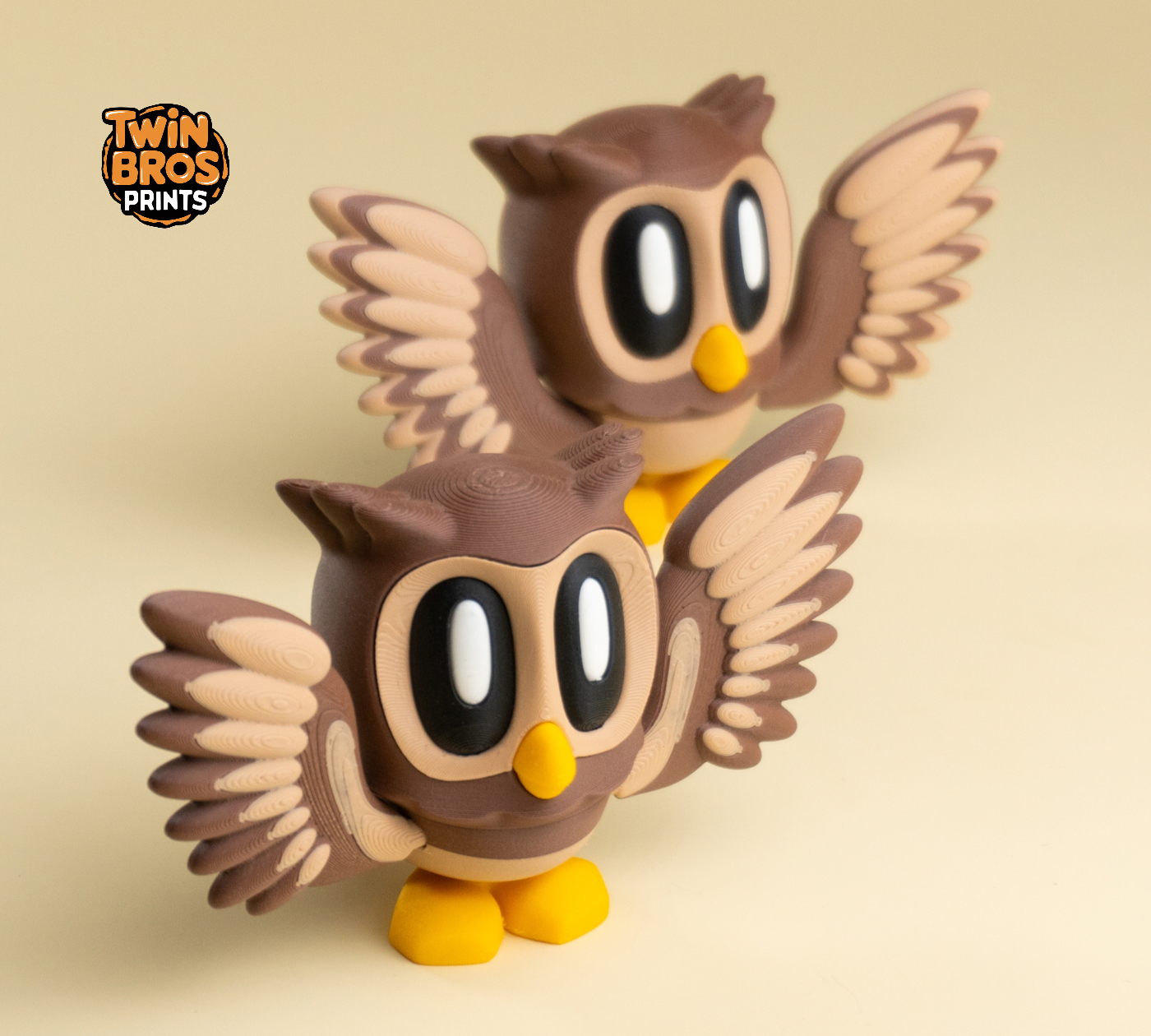 Pet Owl  | Modular art toy | Magnetic with accessories | Bloblab Owl