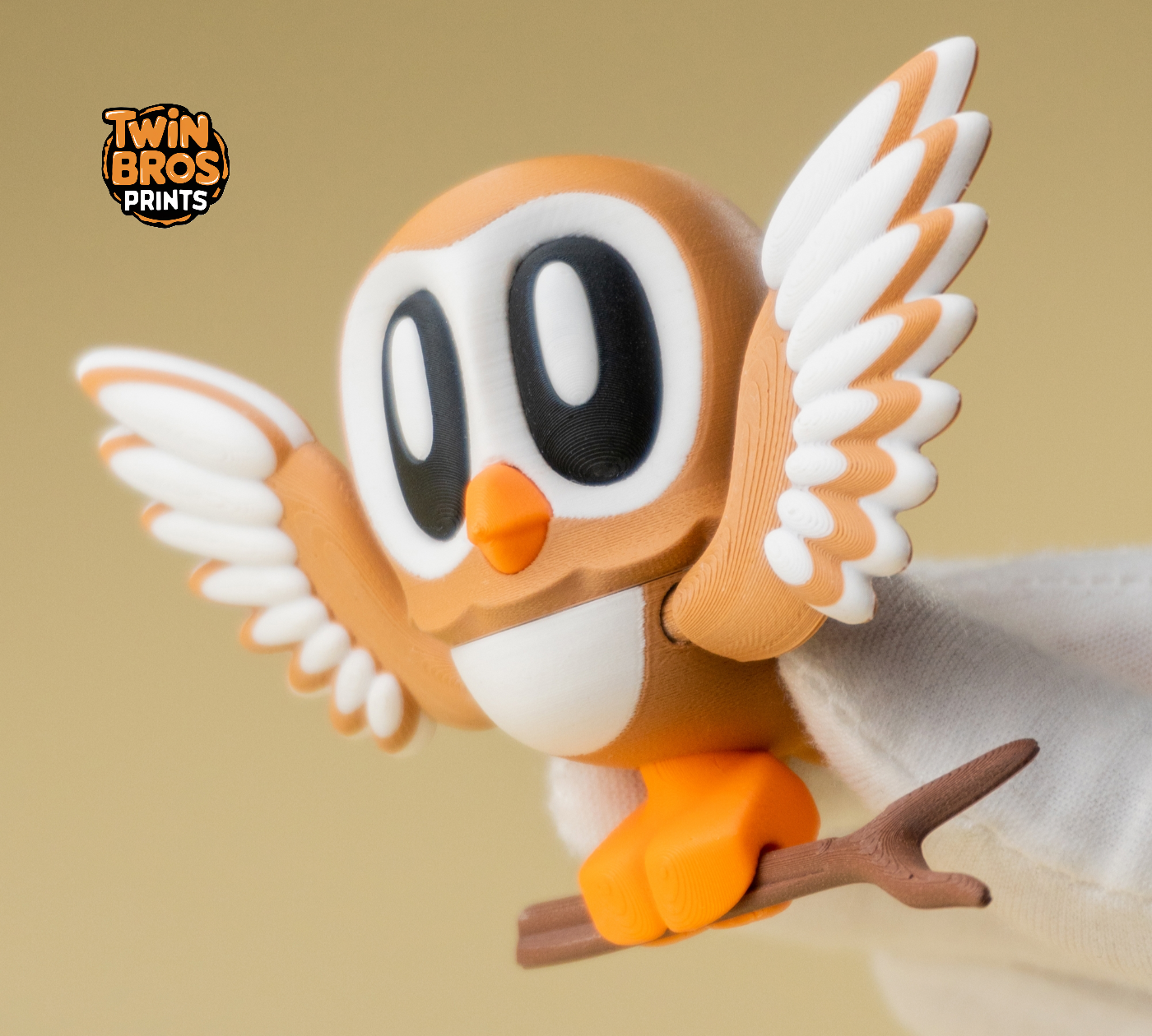 Pet Owl  | Modular art toy | Magnetic with accessories | Bloblab Owl
