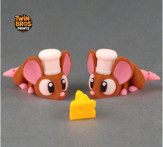 Articulated | Chef Mouse | Fidget | Collectable