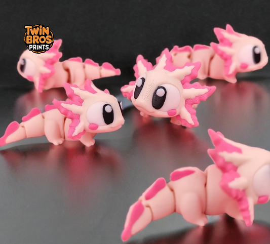 Articulated | Pixie the Axolotl | Fidget | Collectable